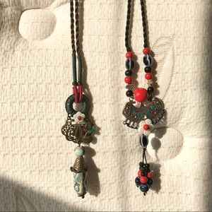 String Beaded Necklaces